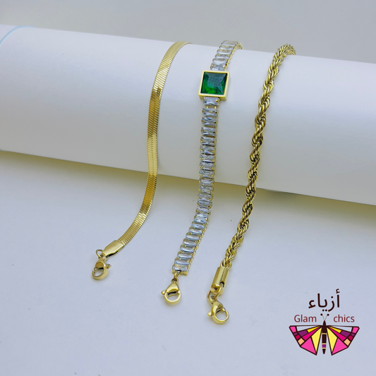 ✨Casual Stack 3 Bracelet Combo Set ✨