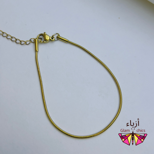 Lea Wire Bracelet 18K Gold Plated