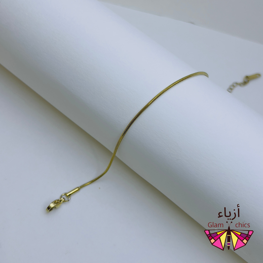 Lea Wire Bracelet 18K Gold Plated