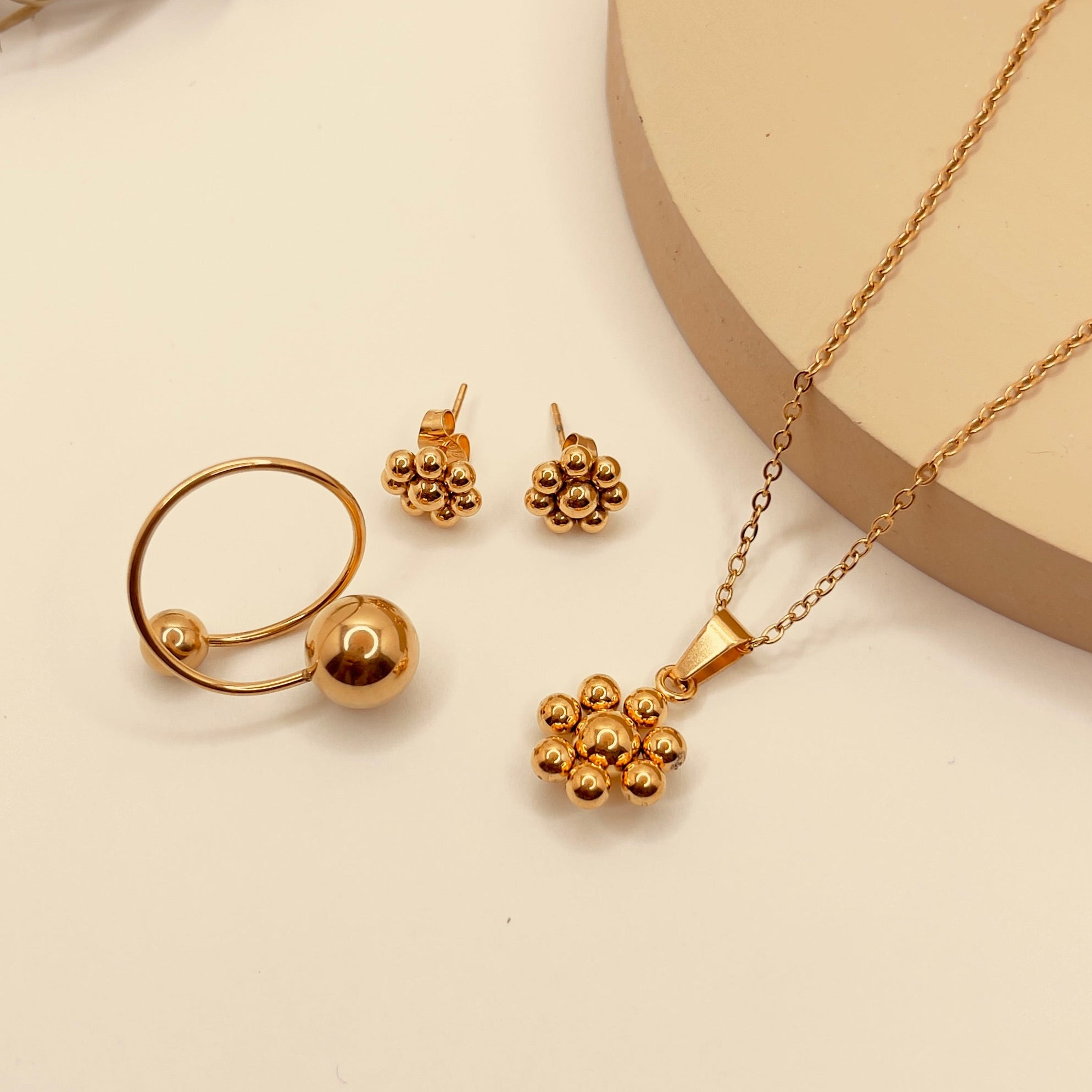 Flower Jewellery Set