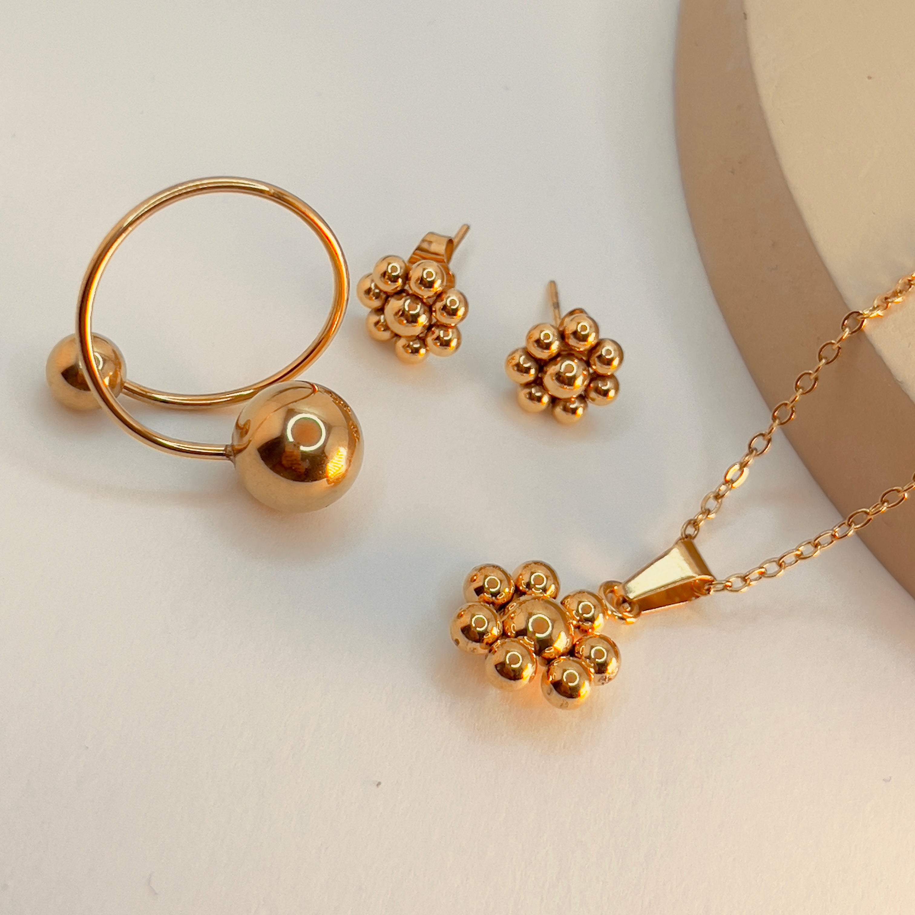 Flower Jewellery Set