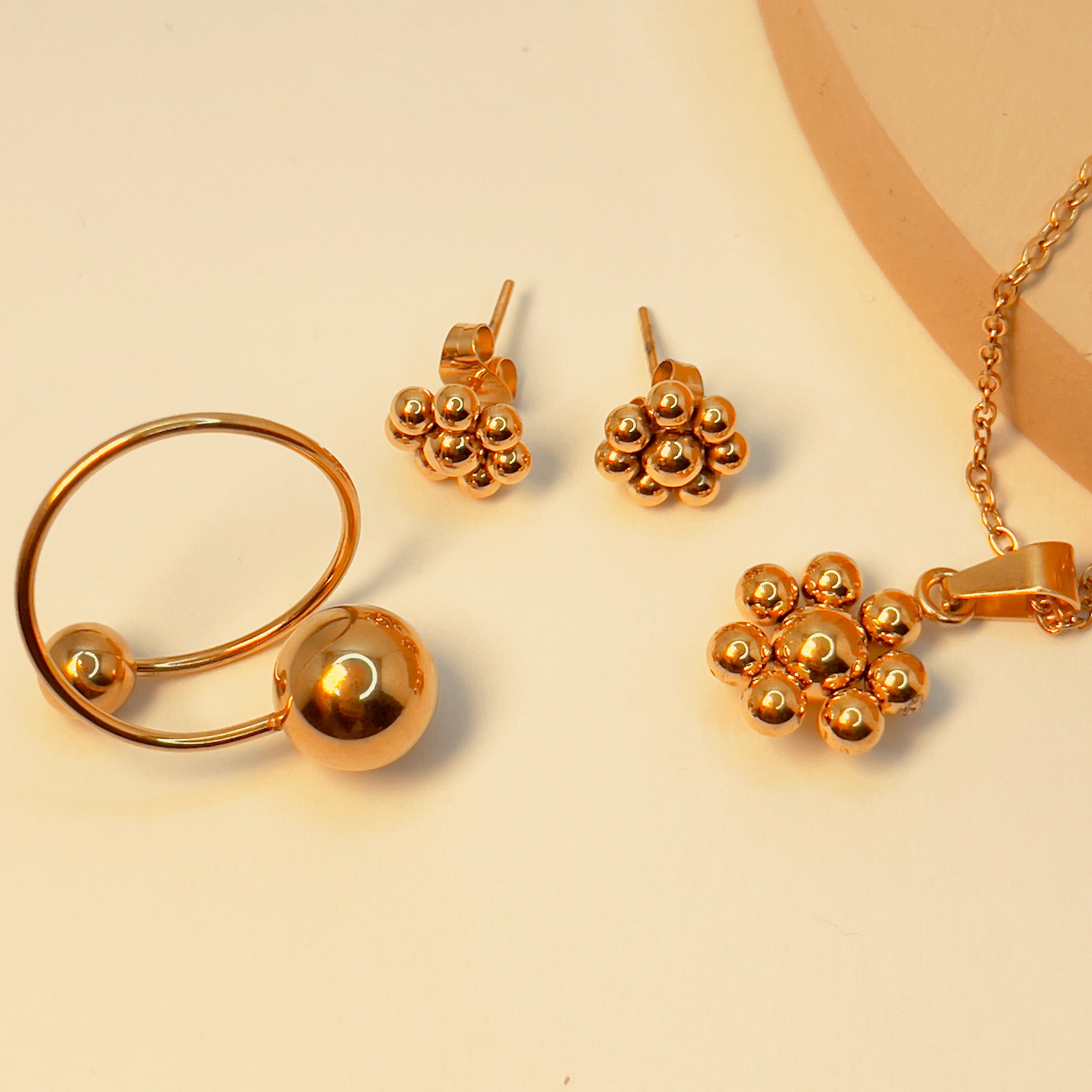 Flower Jewellery Set