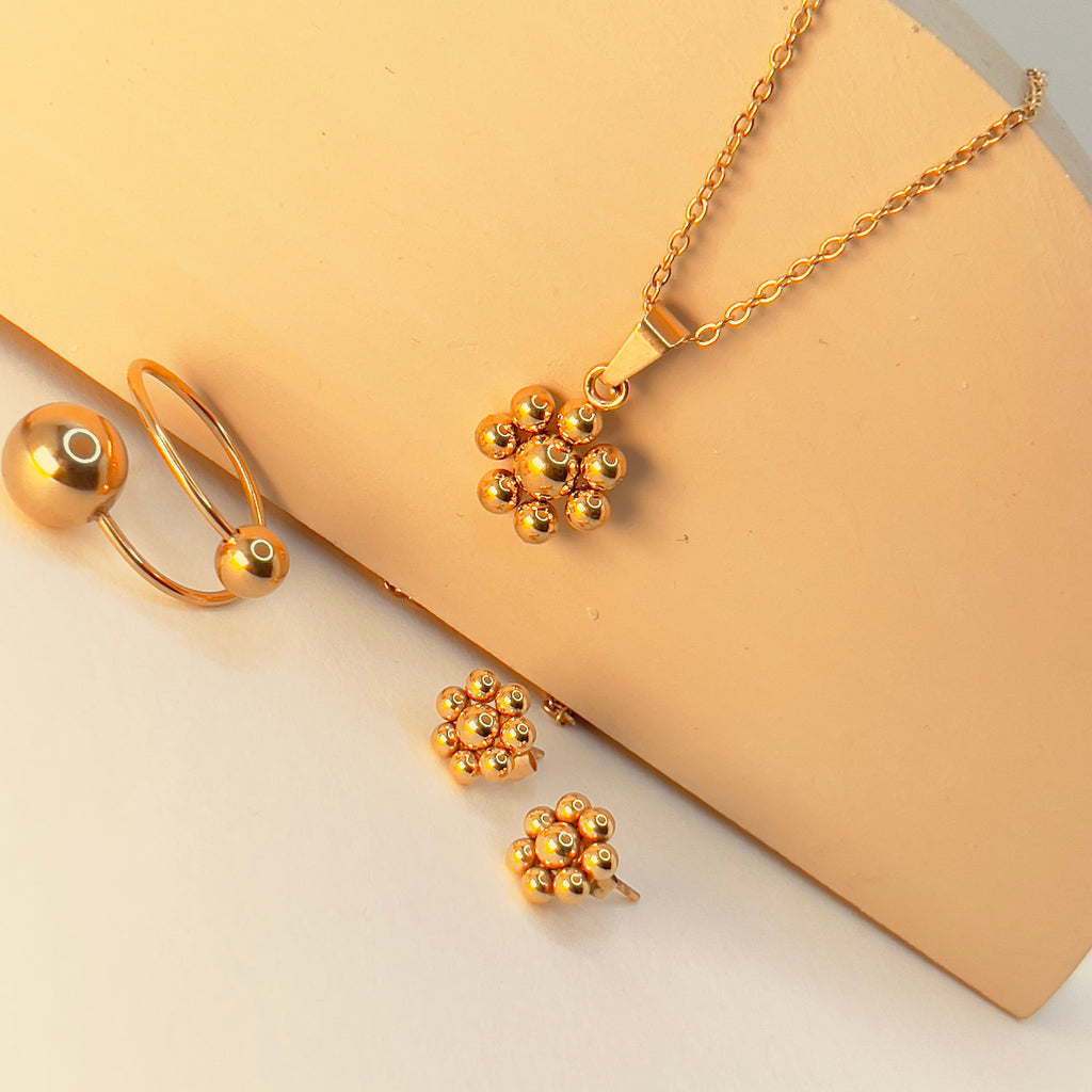 Flower Jewellery Set