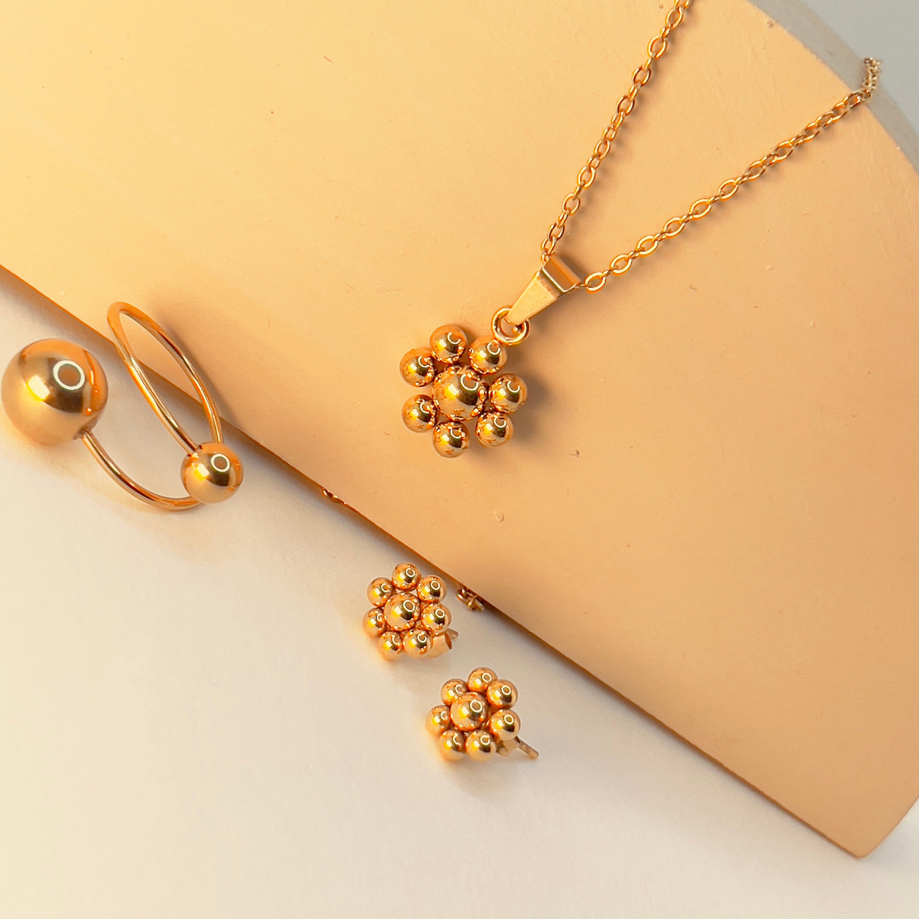 Flower Jewellery Set