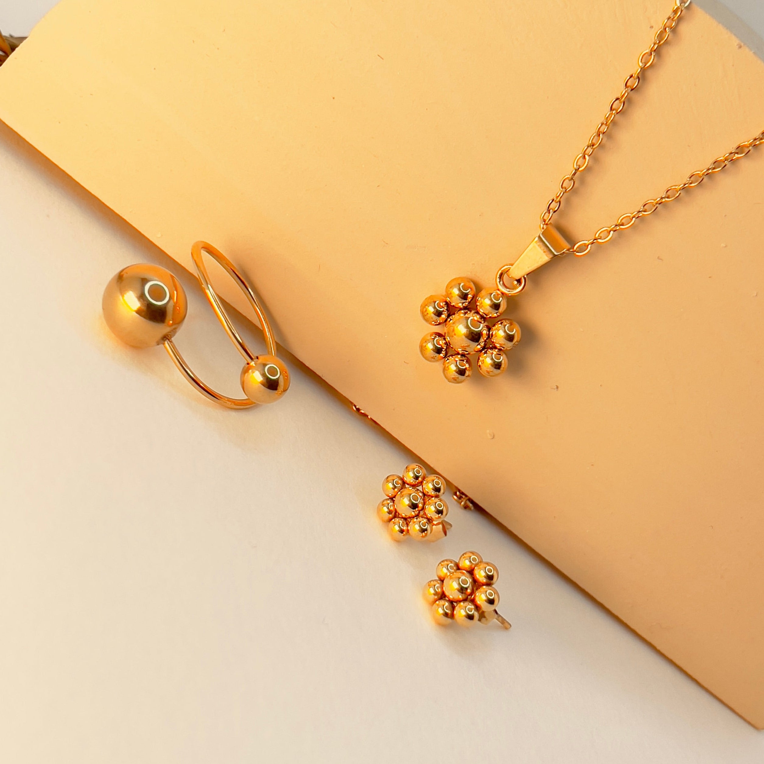 Flower Jewellery Set