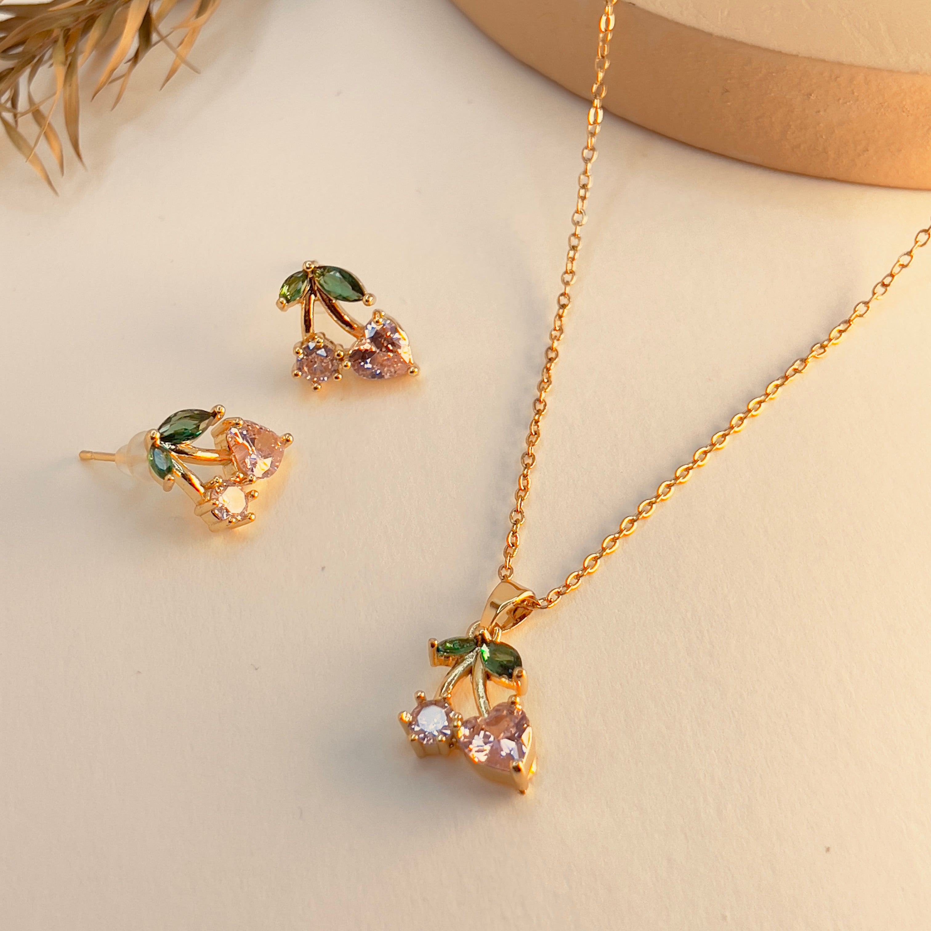 Lady Cherry Zirconia Set