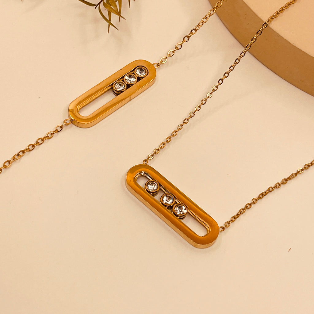 Meisika Three Diamond Sliding Set