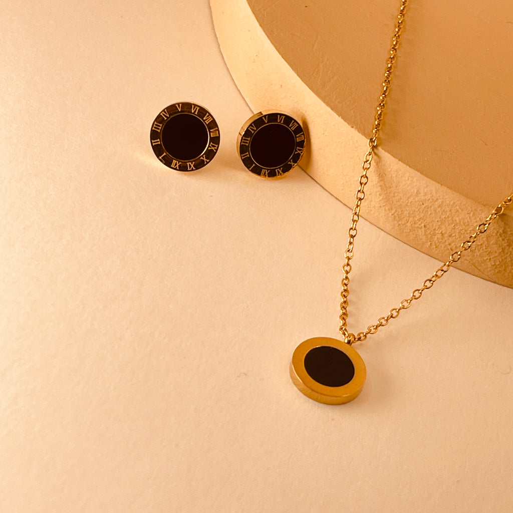 Round Roman Numeral Set