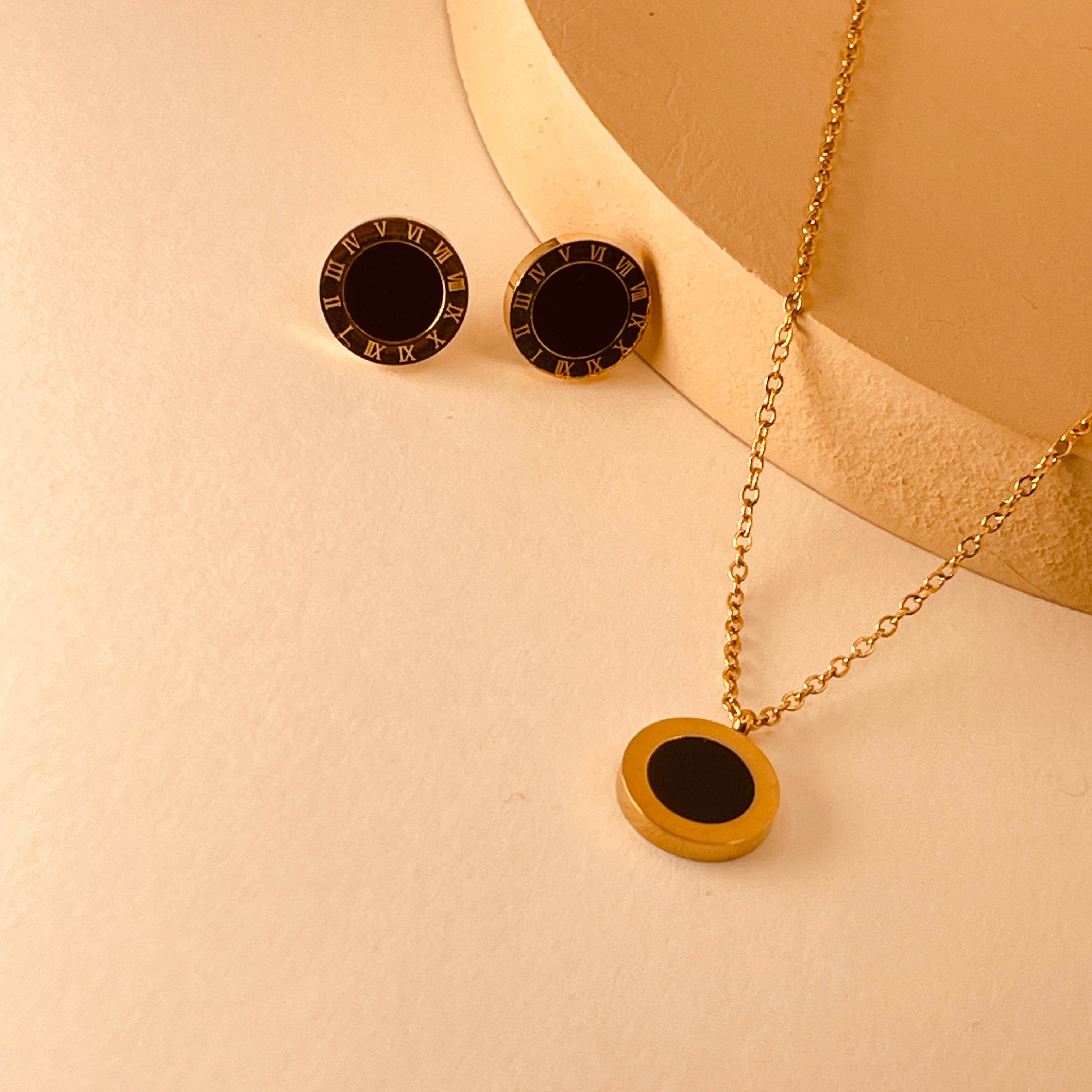 Round Roman Numeral Set
