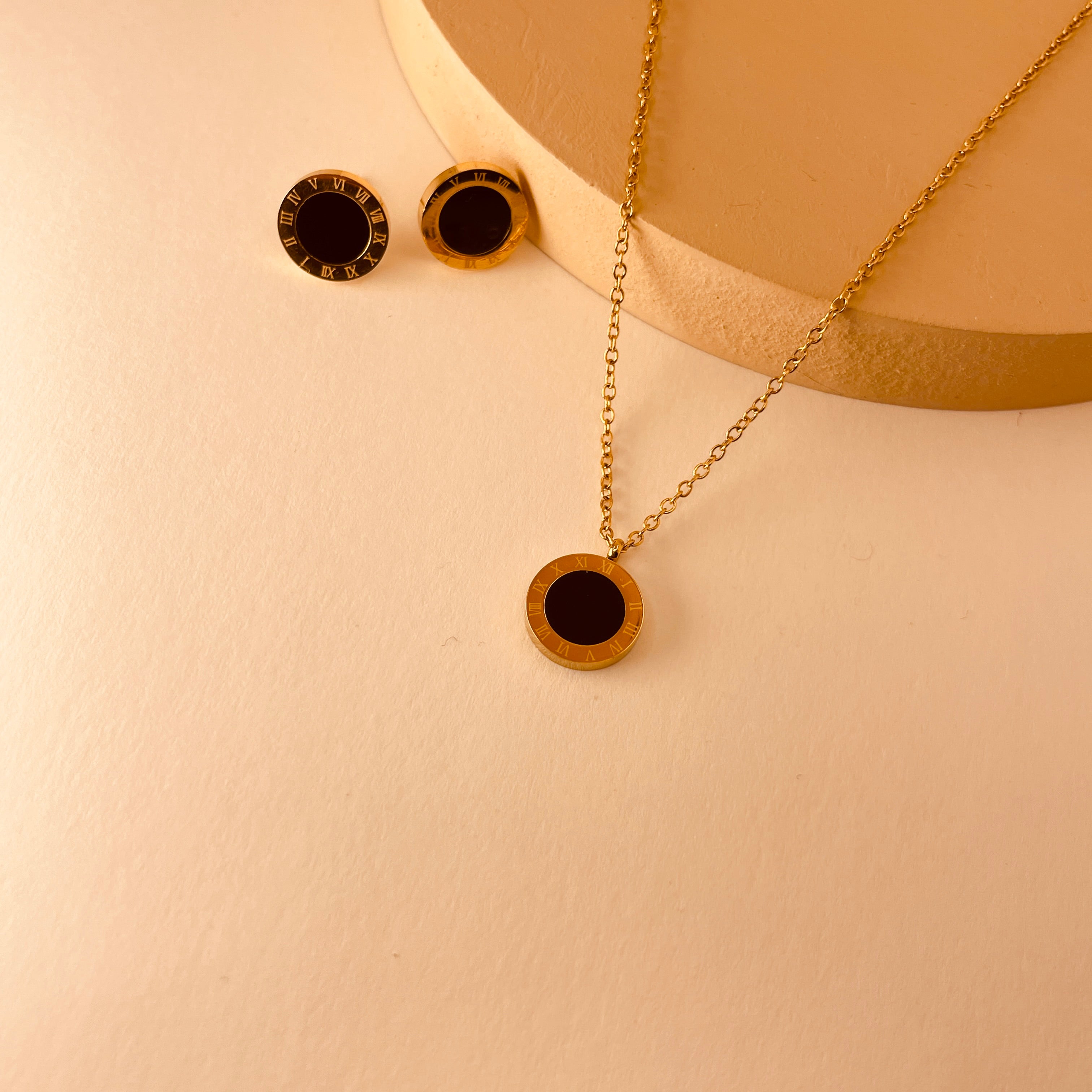 Round Roman Numeral Set