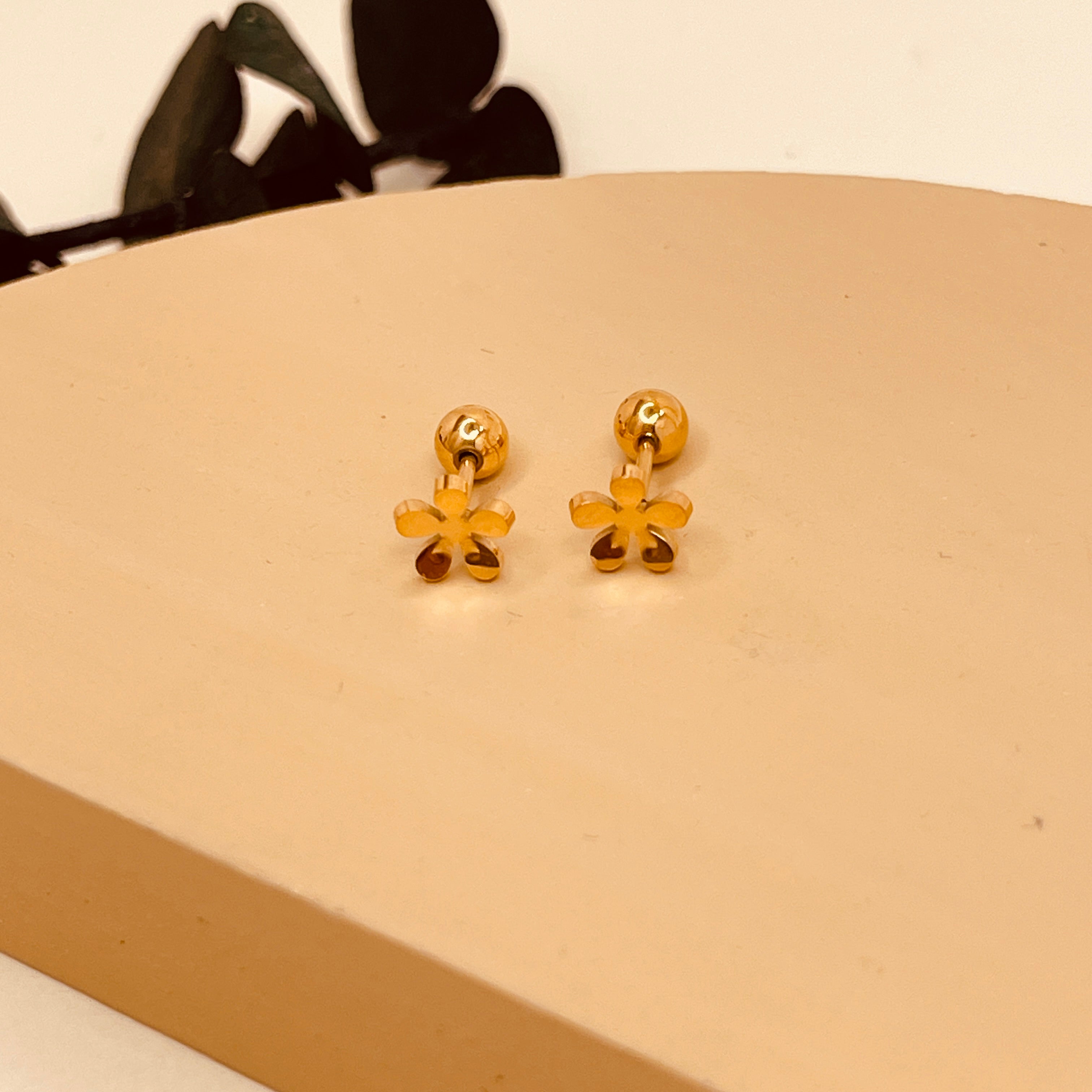 Flower Ear Studs - Lilly