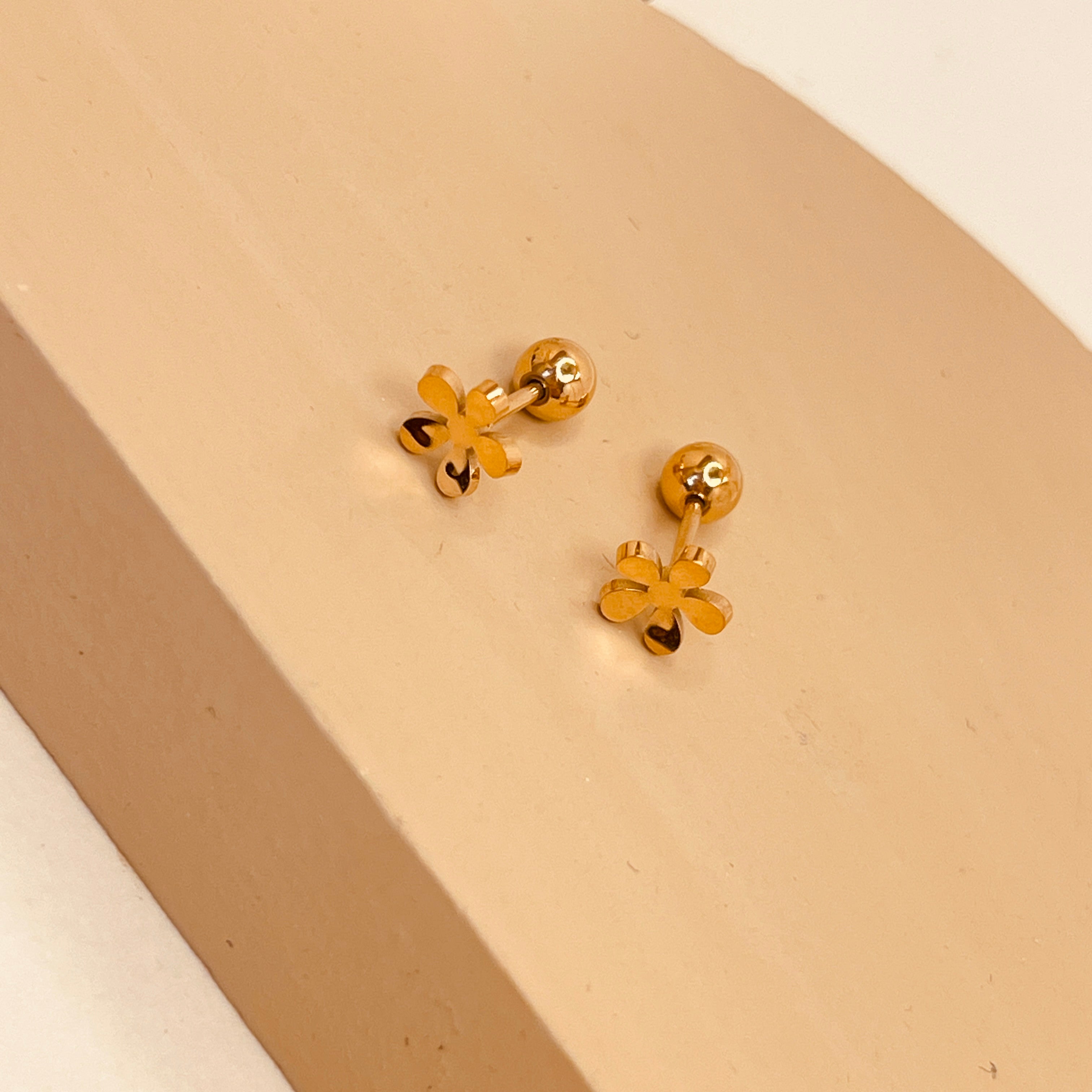 Flower Ear Studs - Lilly