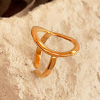 Retro Hollow Lava Ring (18K Gold Plated)