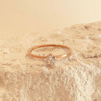 Rhinestones Zircon Rings 18K Gold