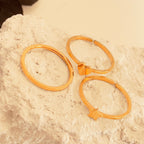 304 Stainless Steel Gold Plated