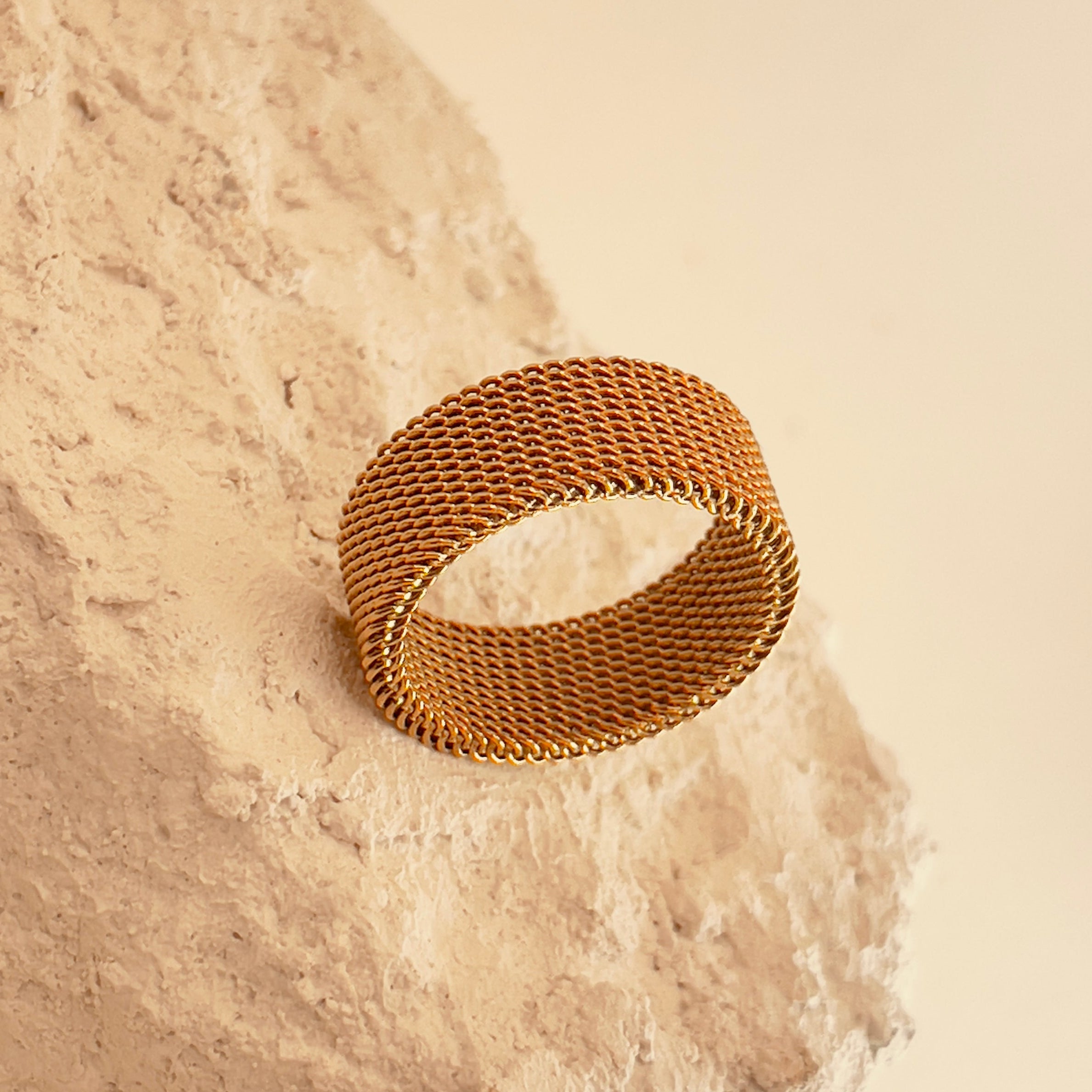 Jersey Ring 18k Gold Plated