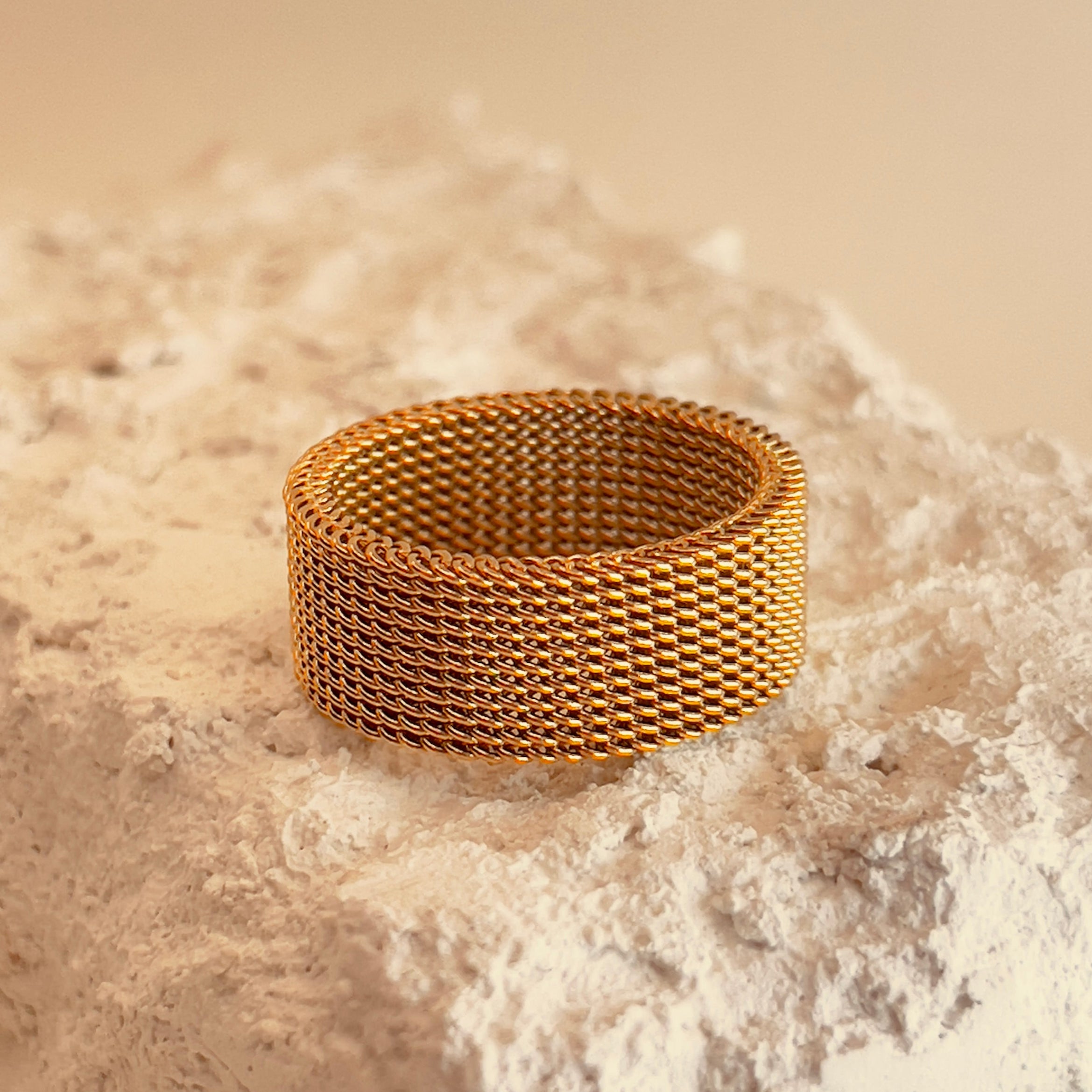 Jersey Ring 18k Gold Plated