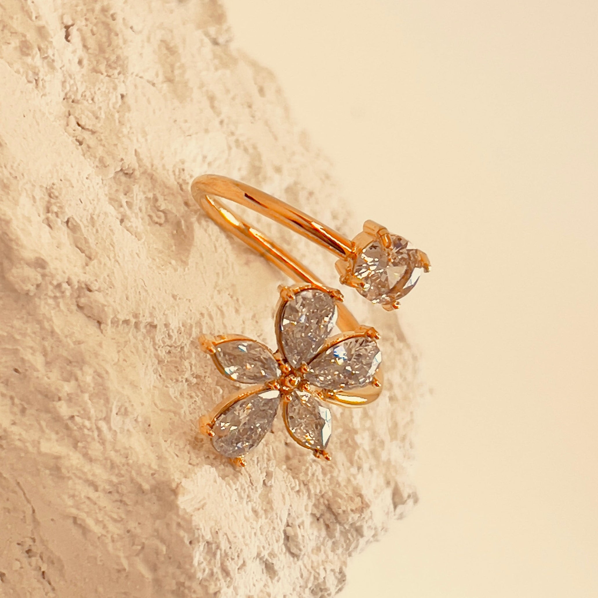 Zirconia Blossom RIng
