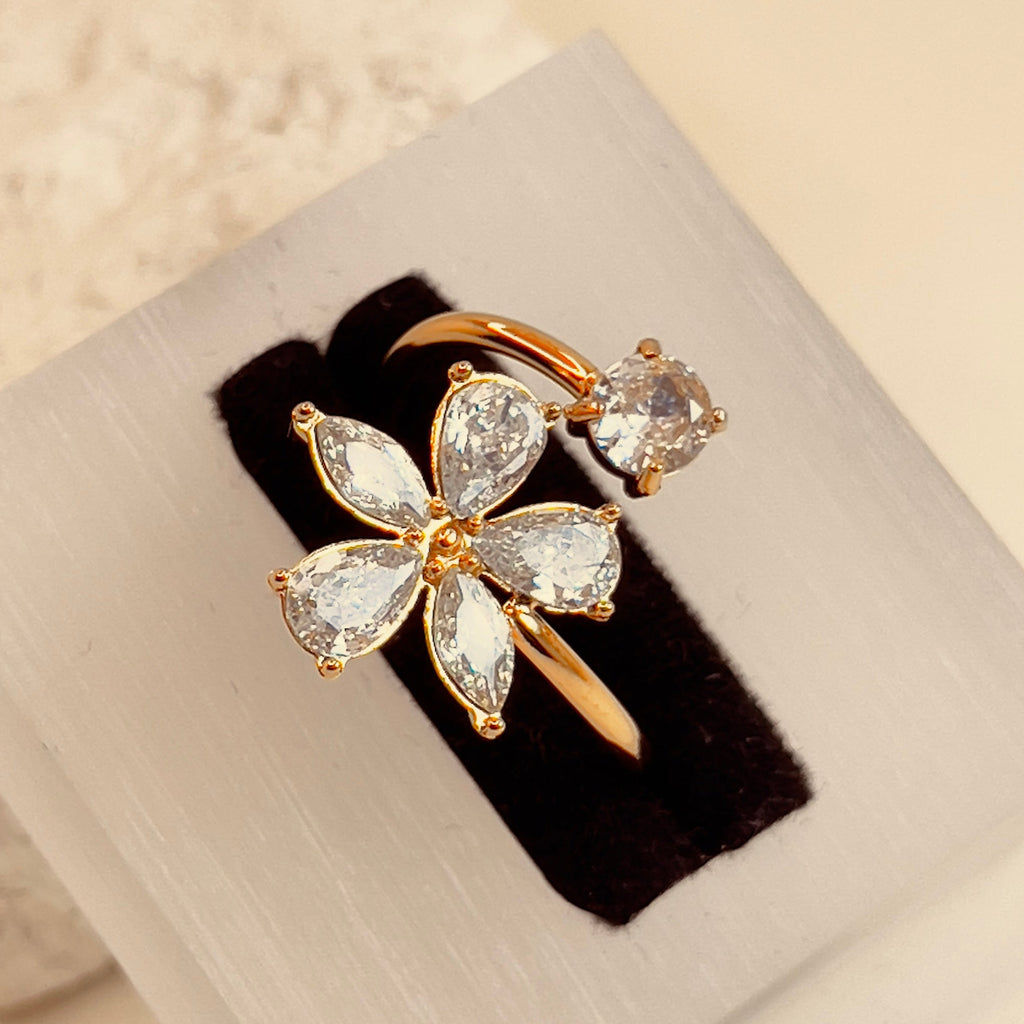 Zirconia Blossom RIng