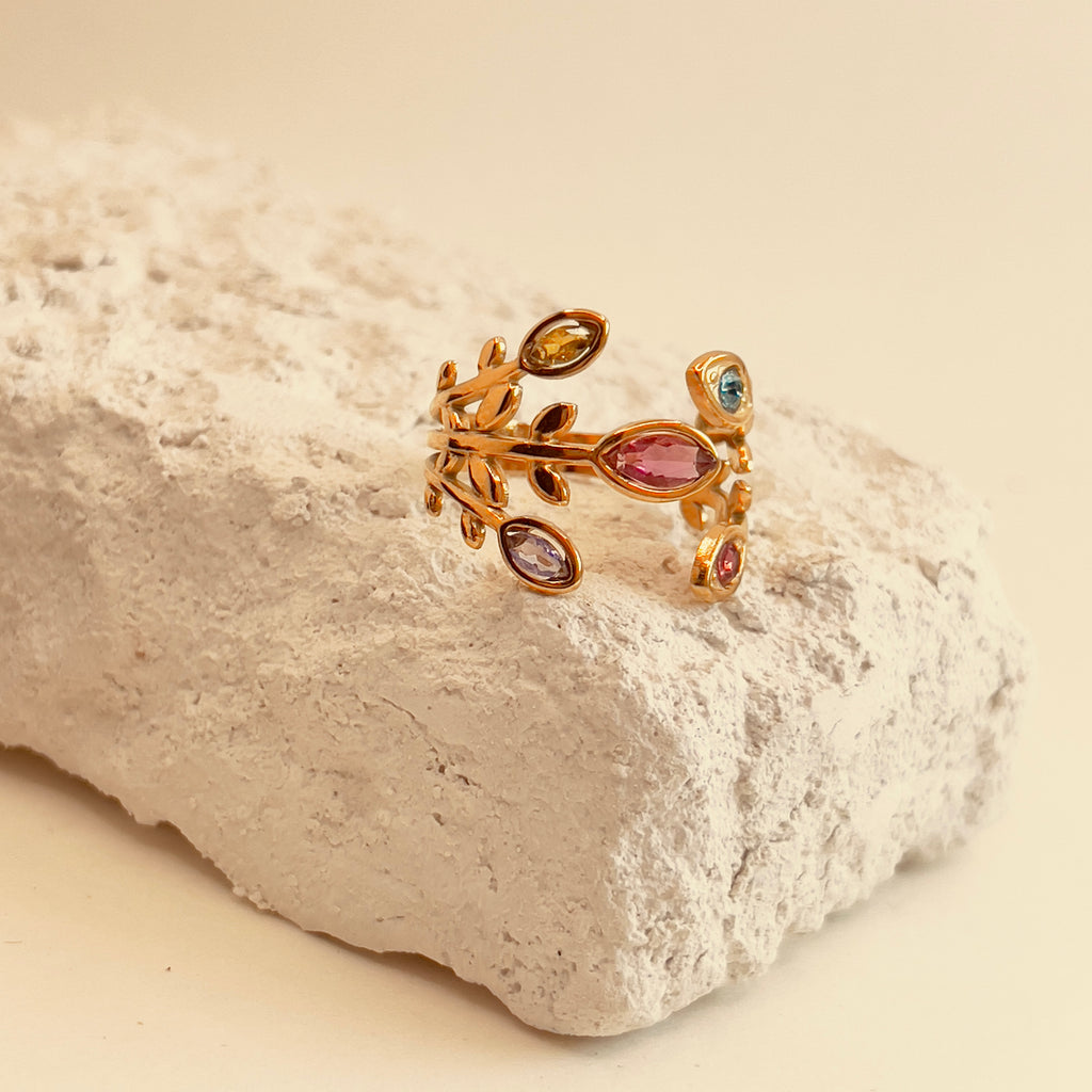 Zirconia Holiday Ring