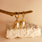 Bean Pearl Earrings