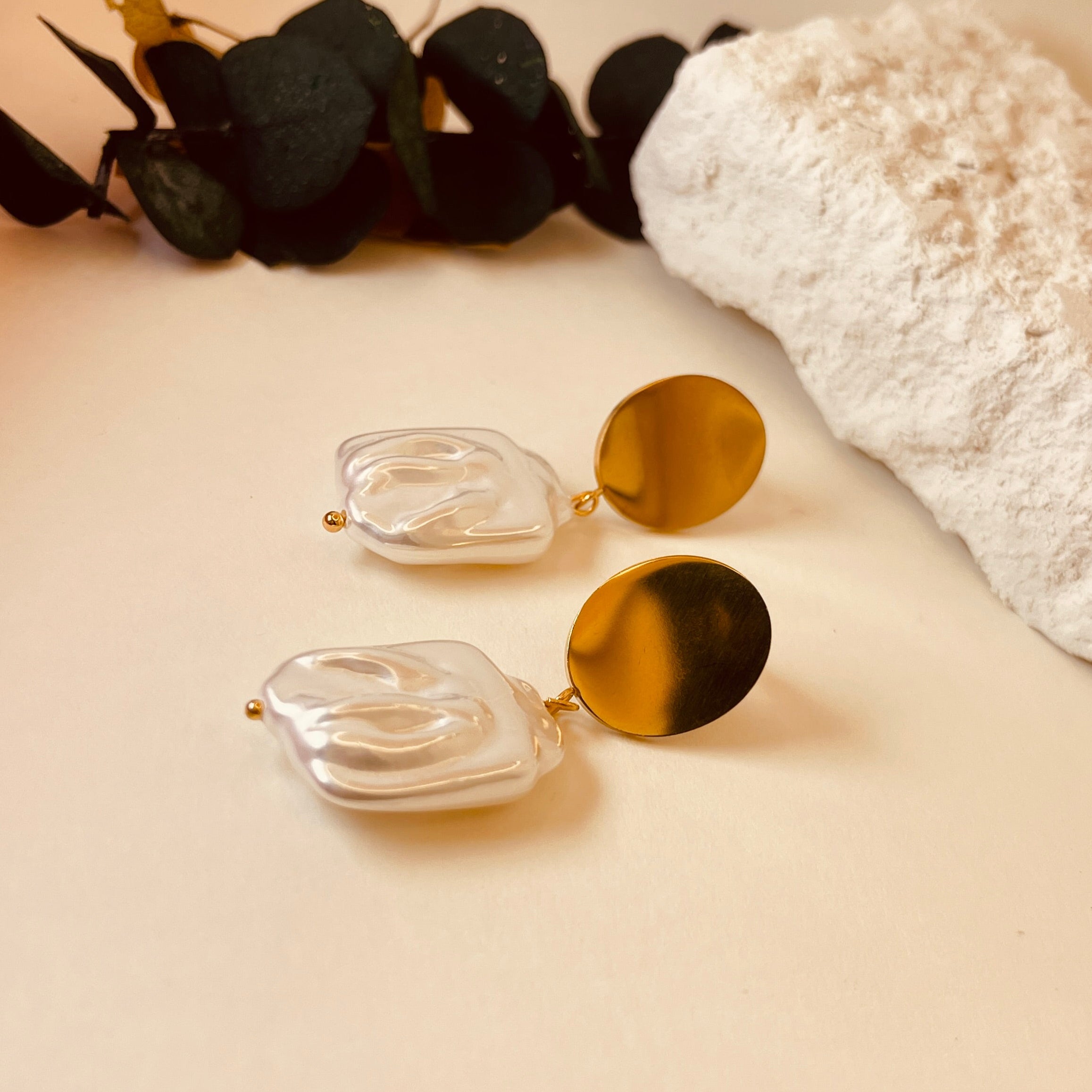 Imitation Pearl Studs