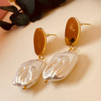 Imitation Pearl Studs