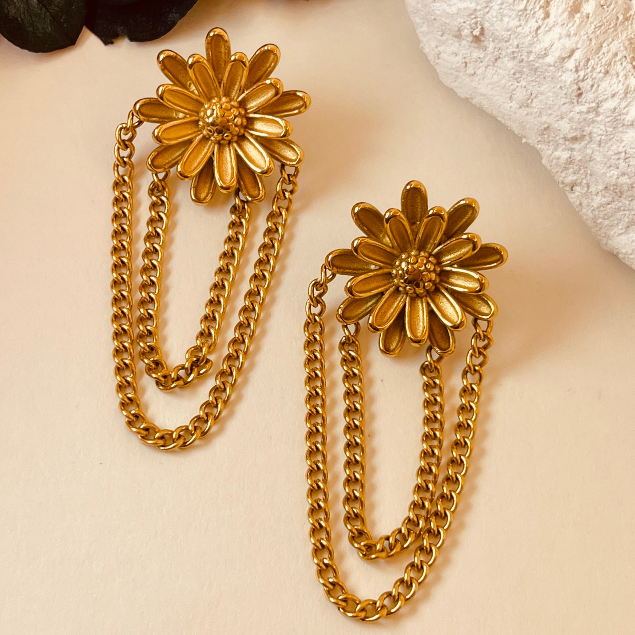 Flower chain Drop Earring