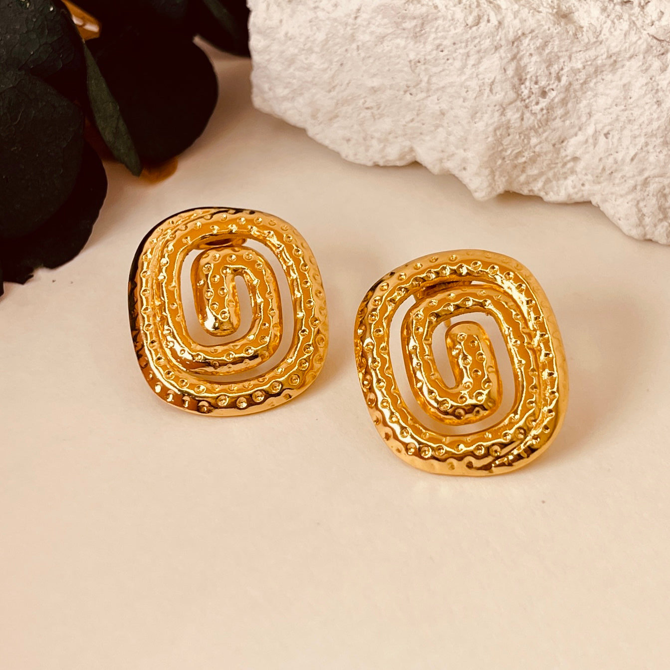 Twist Spiral Studs