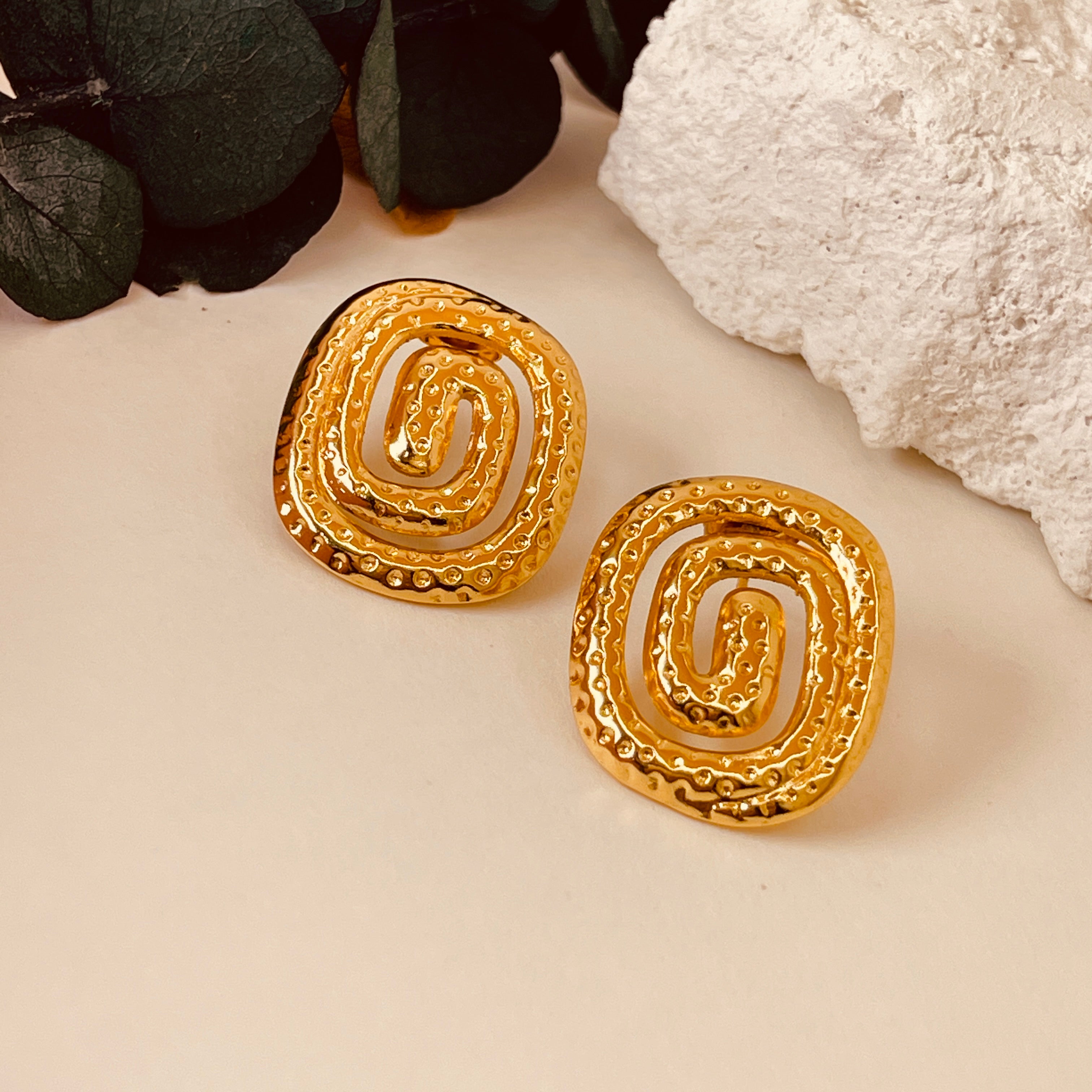 Twist Spiral Studs