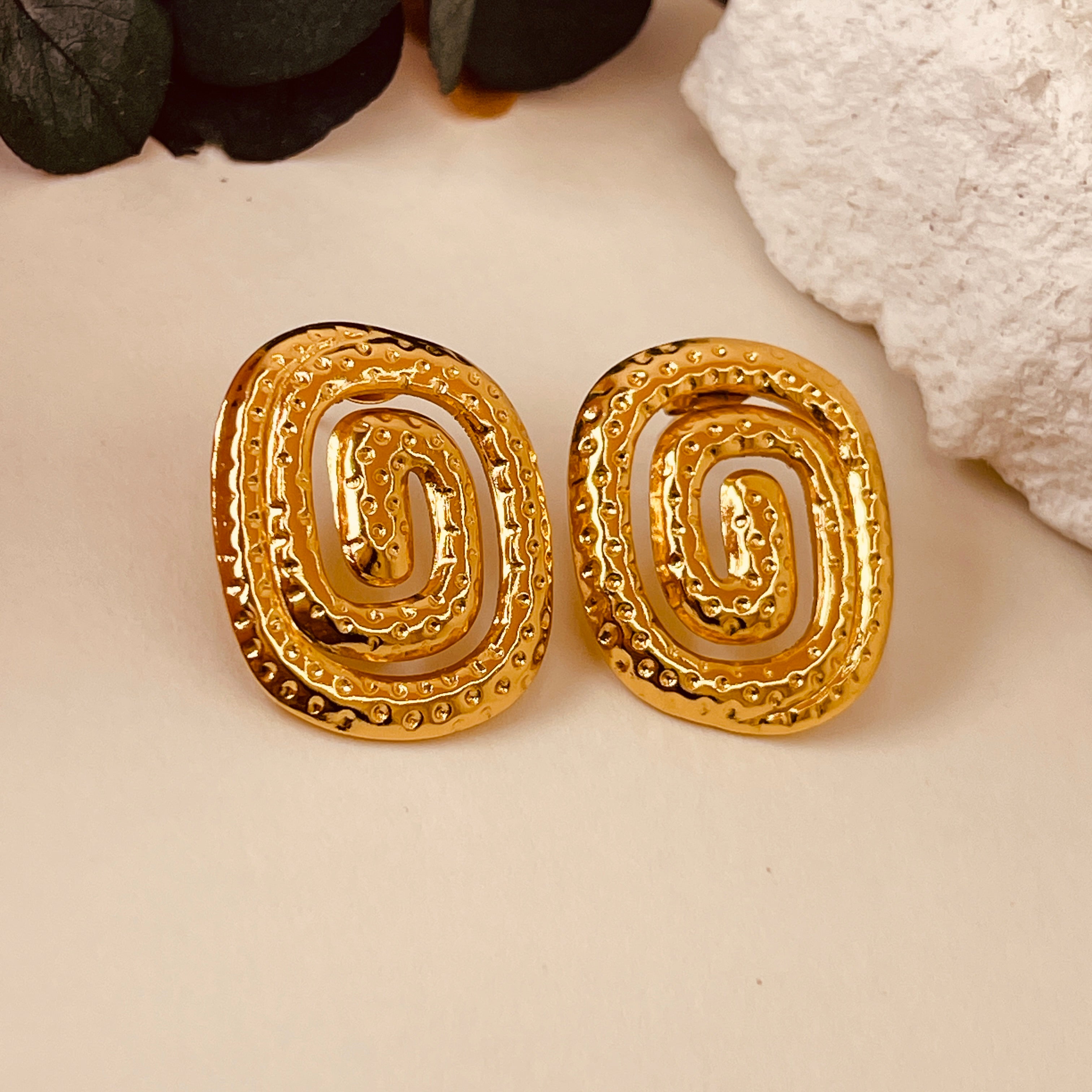Twist Spiral Studs