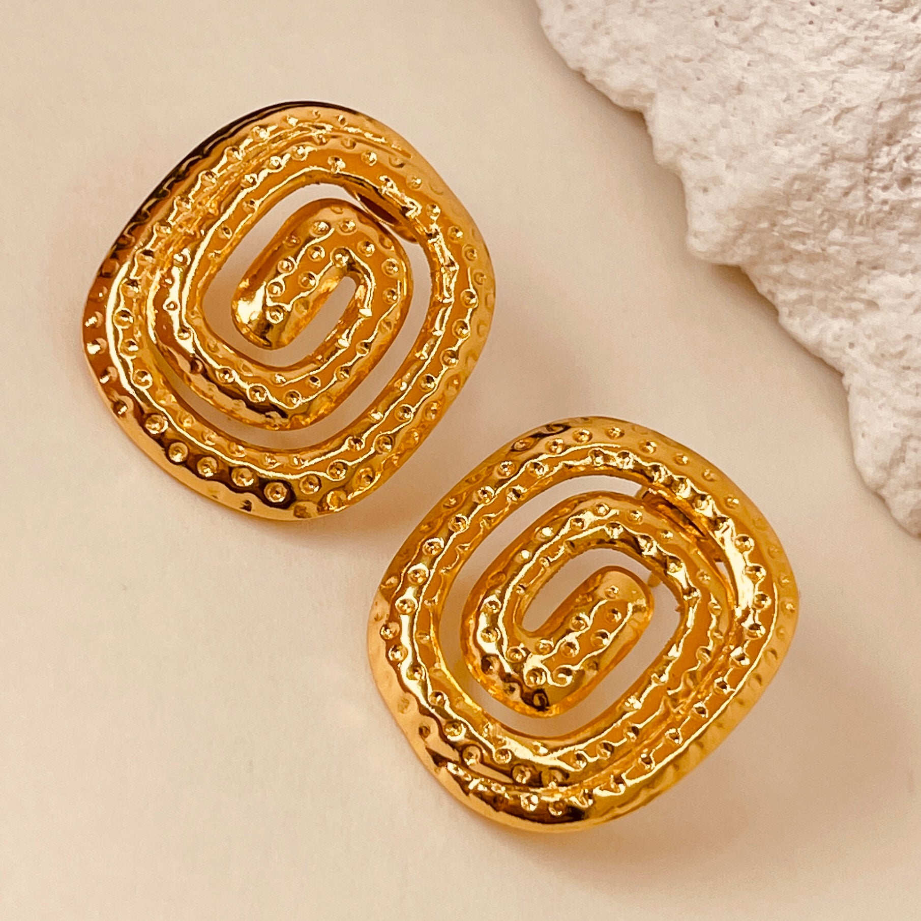 Twist Spiral Studs