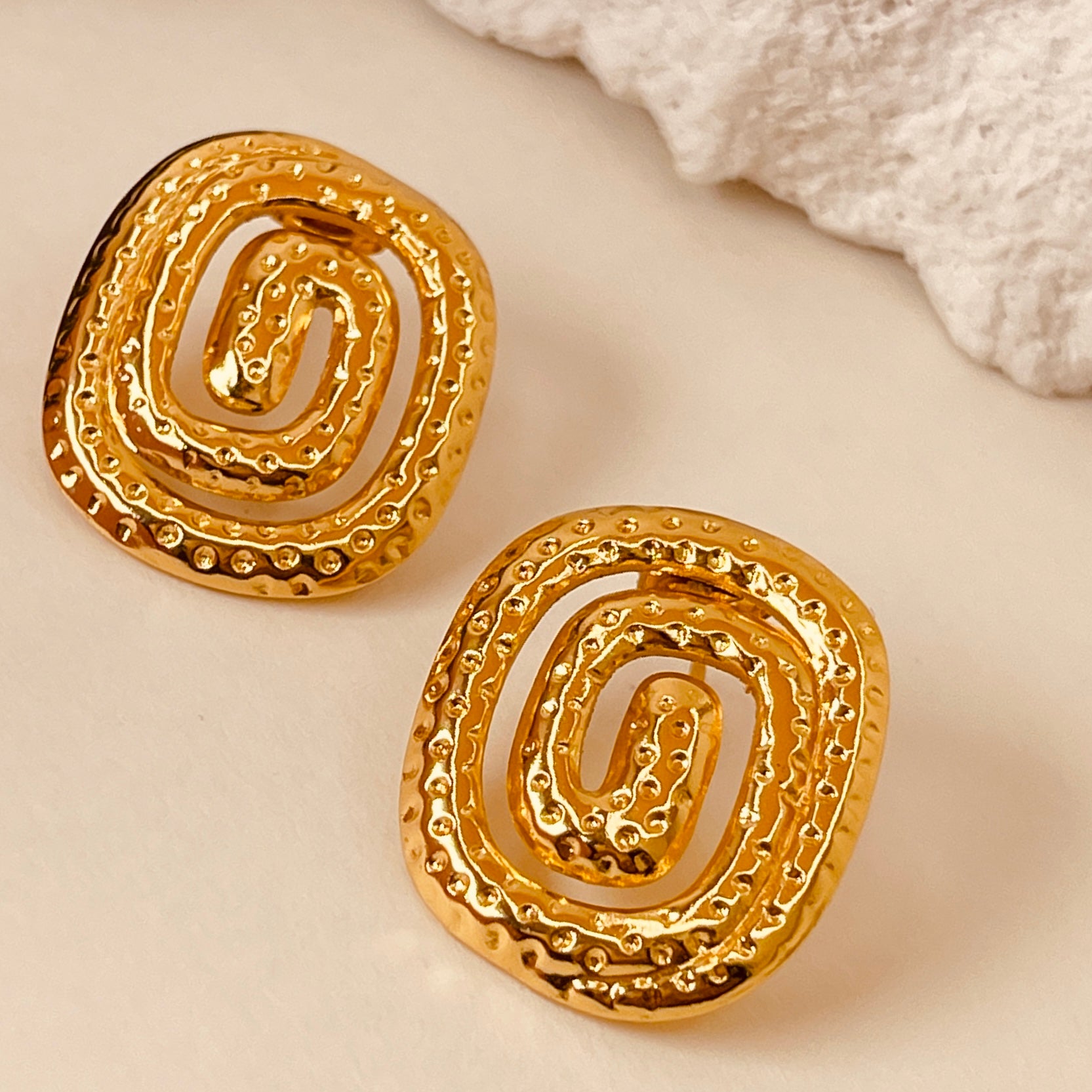 Twist Spiral Studs