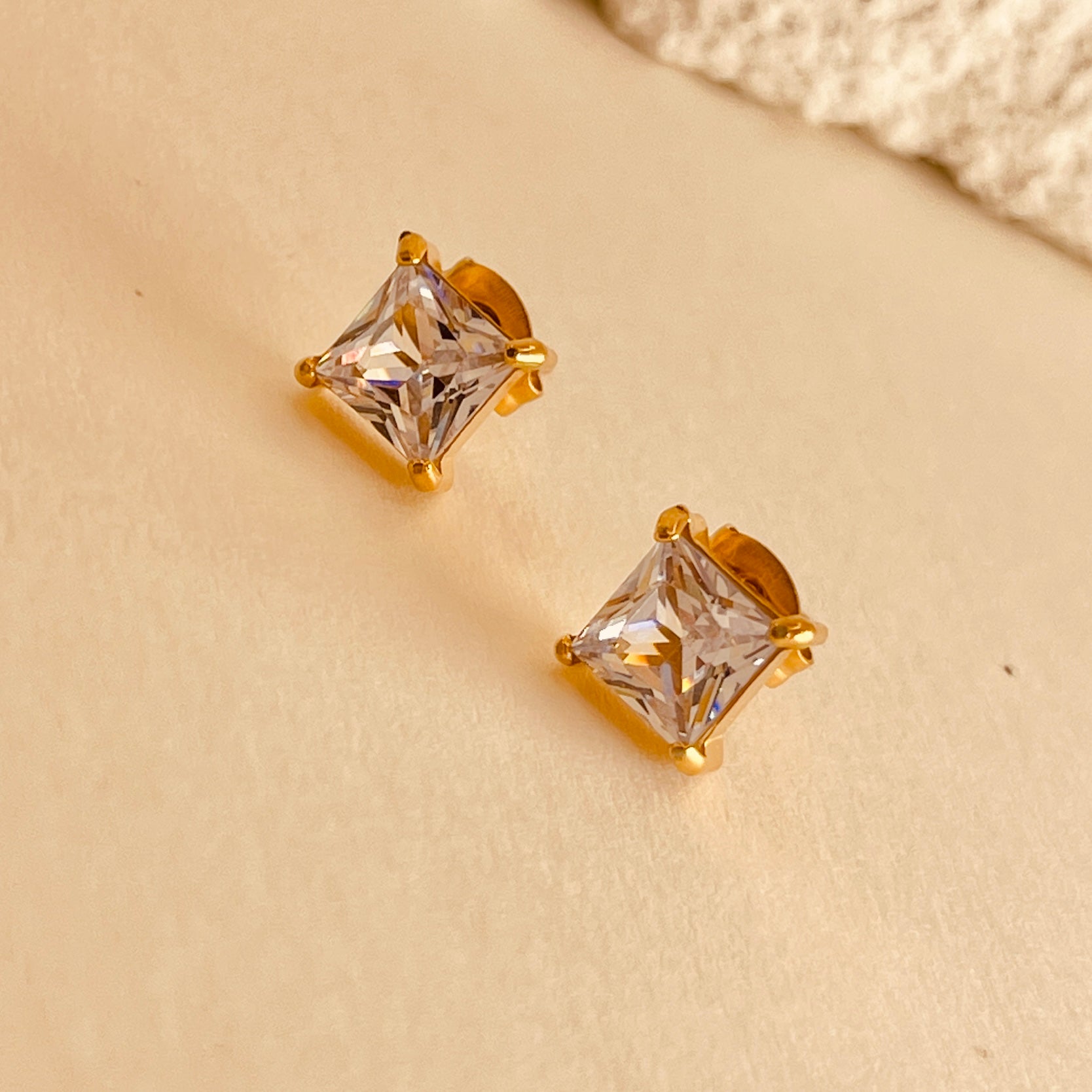 Crushed Ice Square Studs