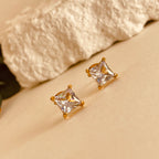 Crushed Ice Square Studs