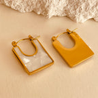 Cubic White Earrings