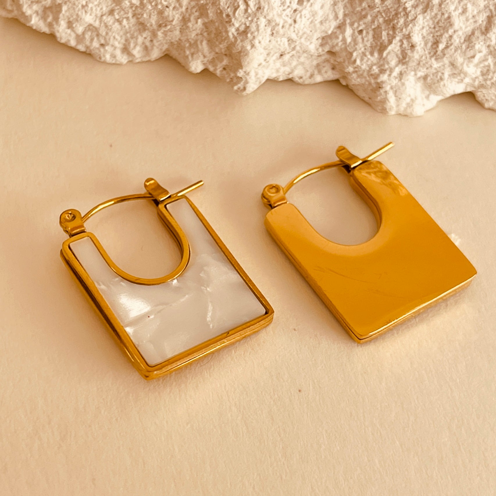 Cubic White Earrings