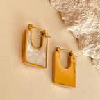 Cubic White Earrings