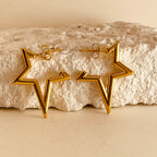 Half Star Style Earrings