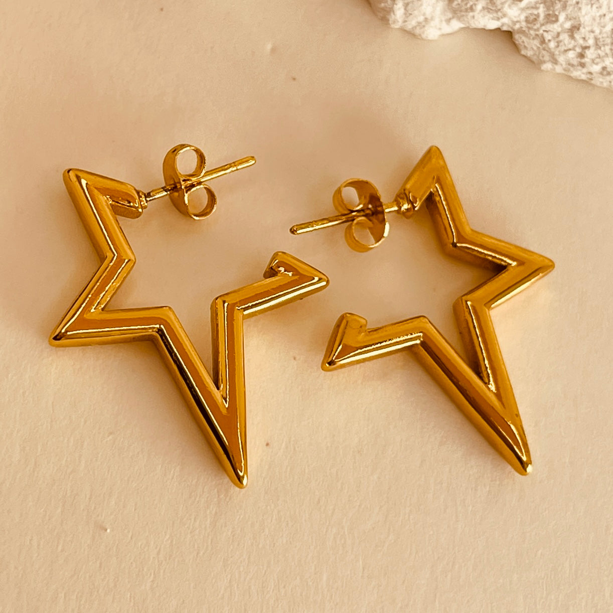 Half Star Style Earrings
