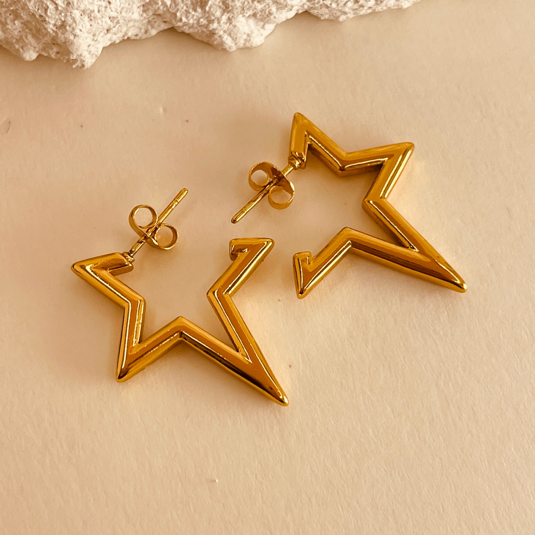 Half Star Style Earrings
