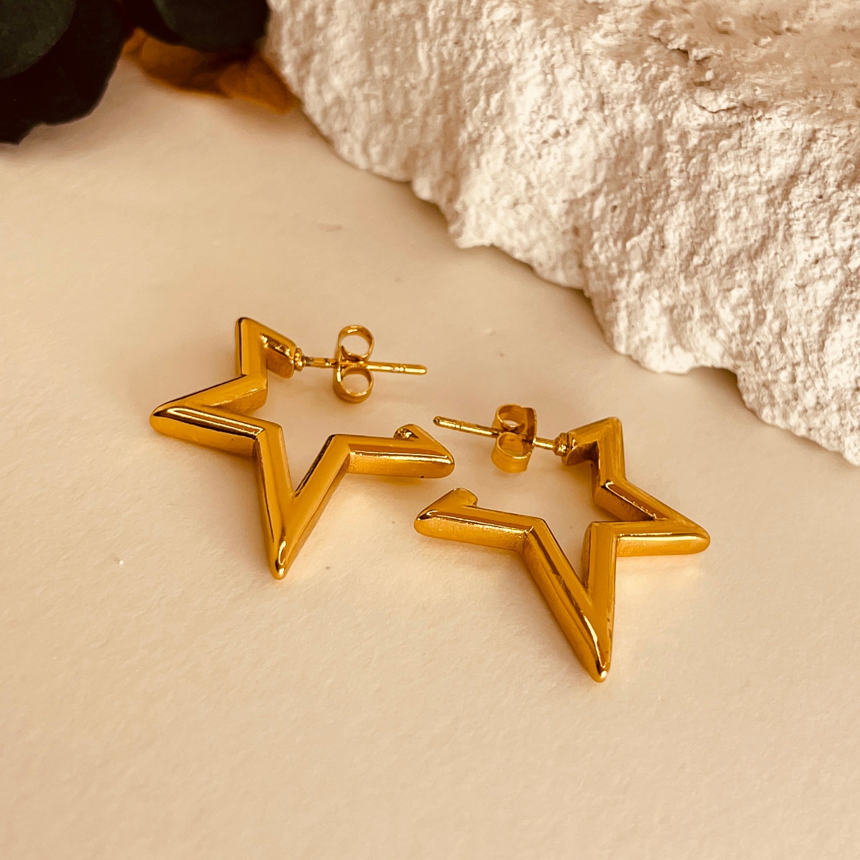 Half Star Style Earrings