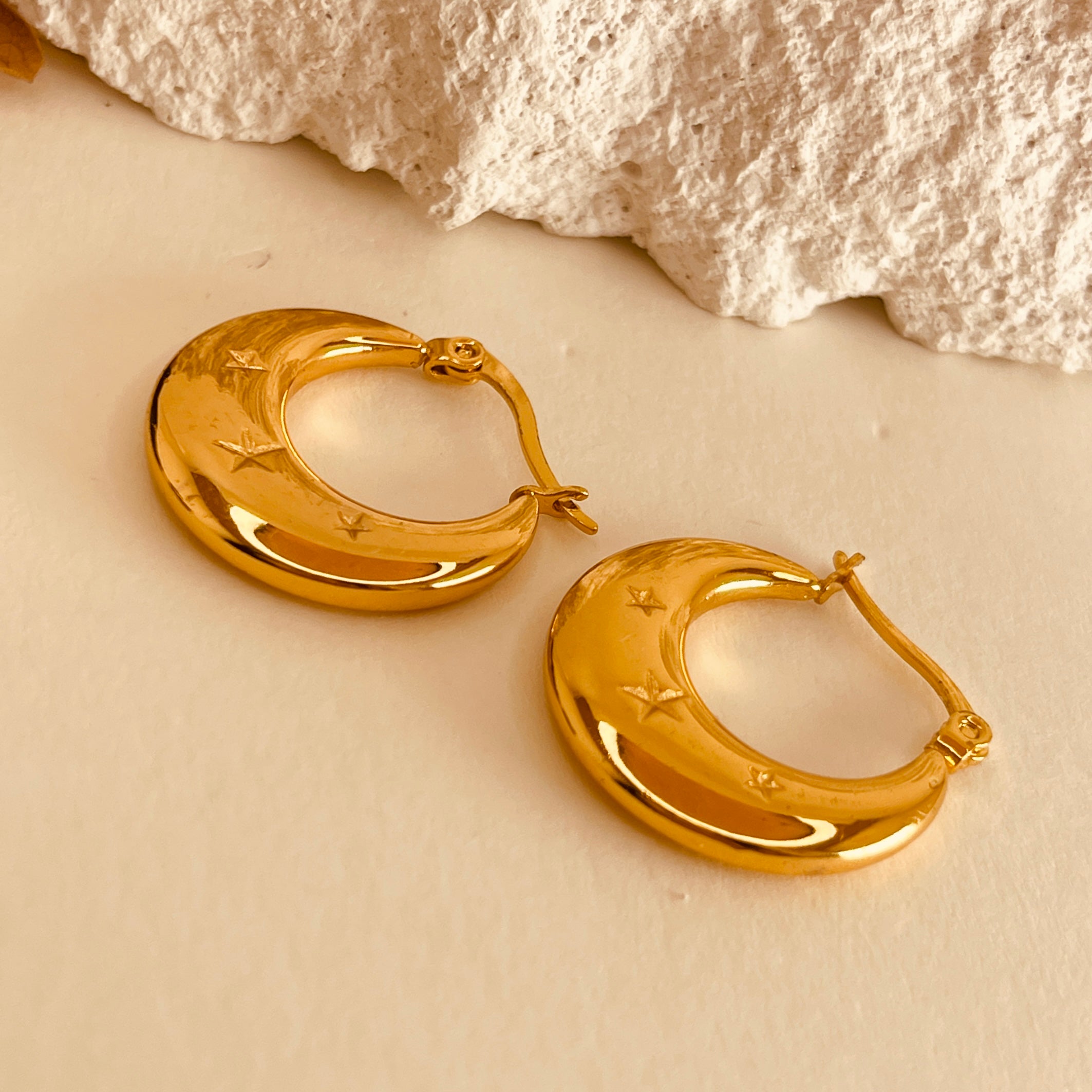 Classic Bali Hoops - Star