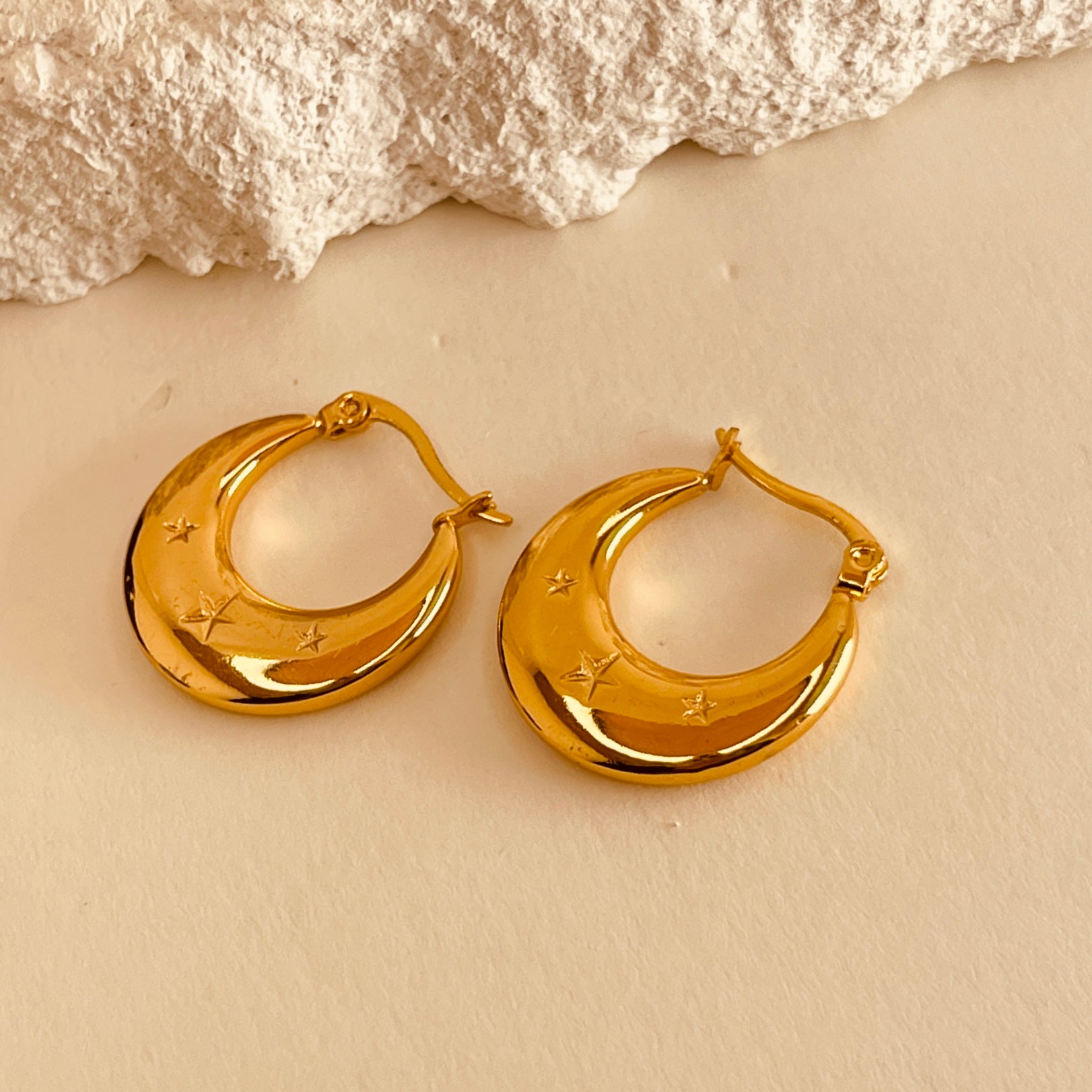 Classic Bali Hoops - Star