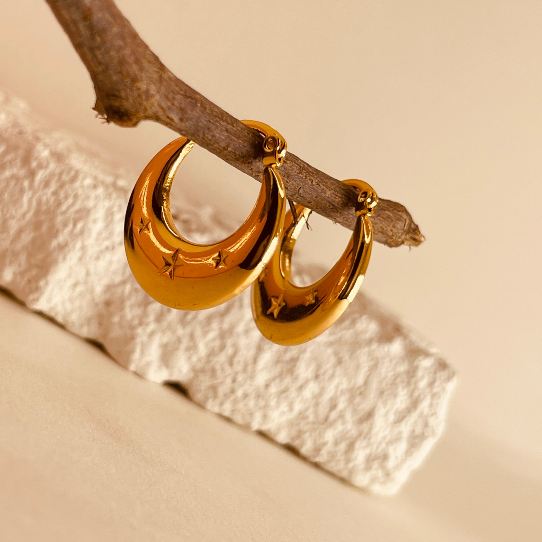Classic Bali Hoops - Star