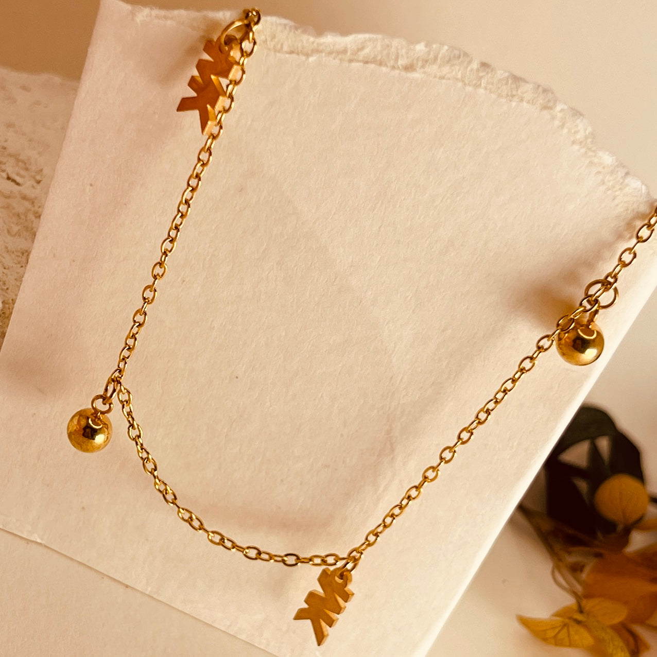 MK Charm Anklet