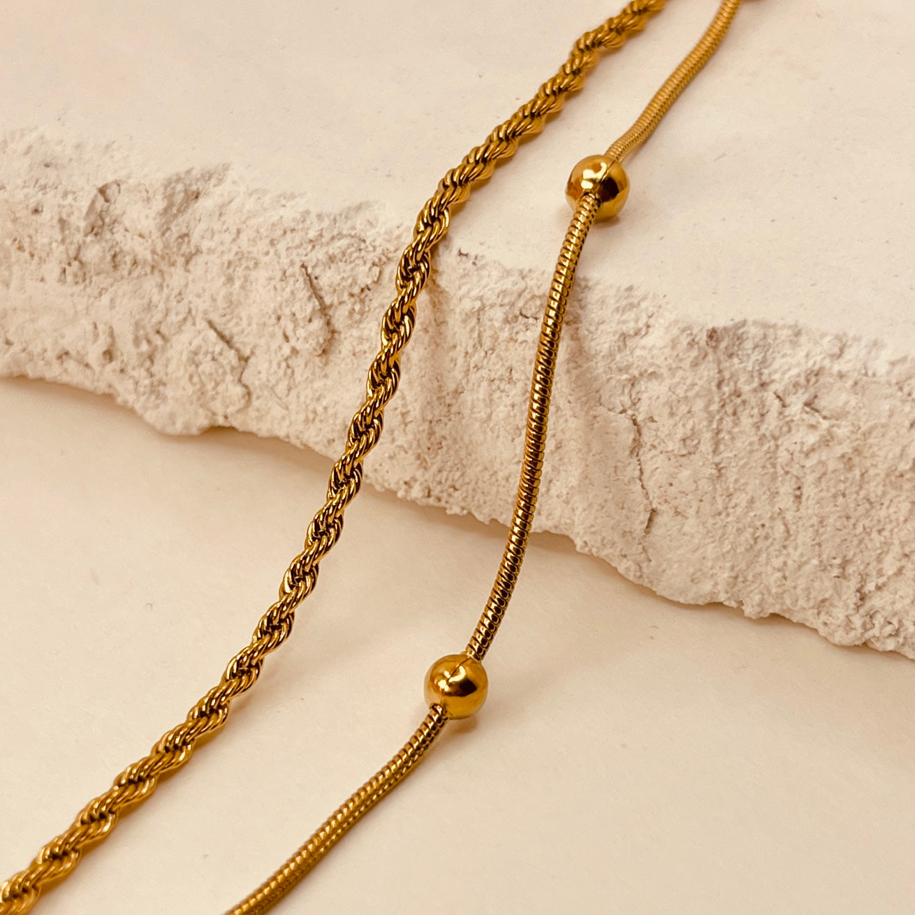 Twisted Beads Layer Bracelet