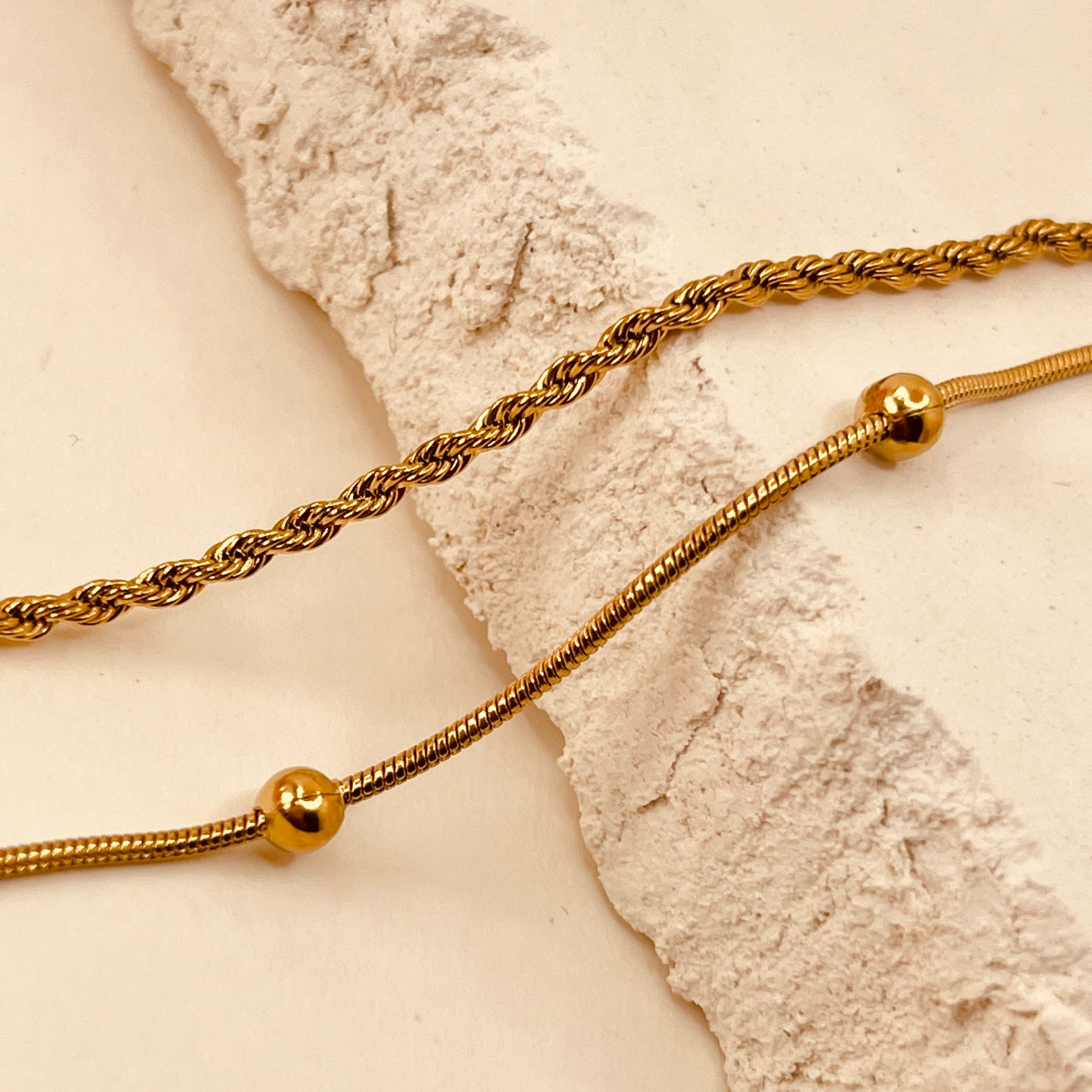 Twisted Beads Layer Bracelet