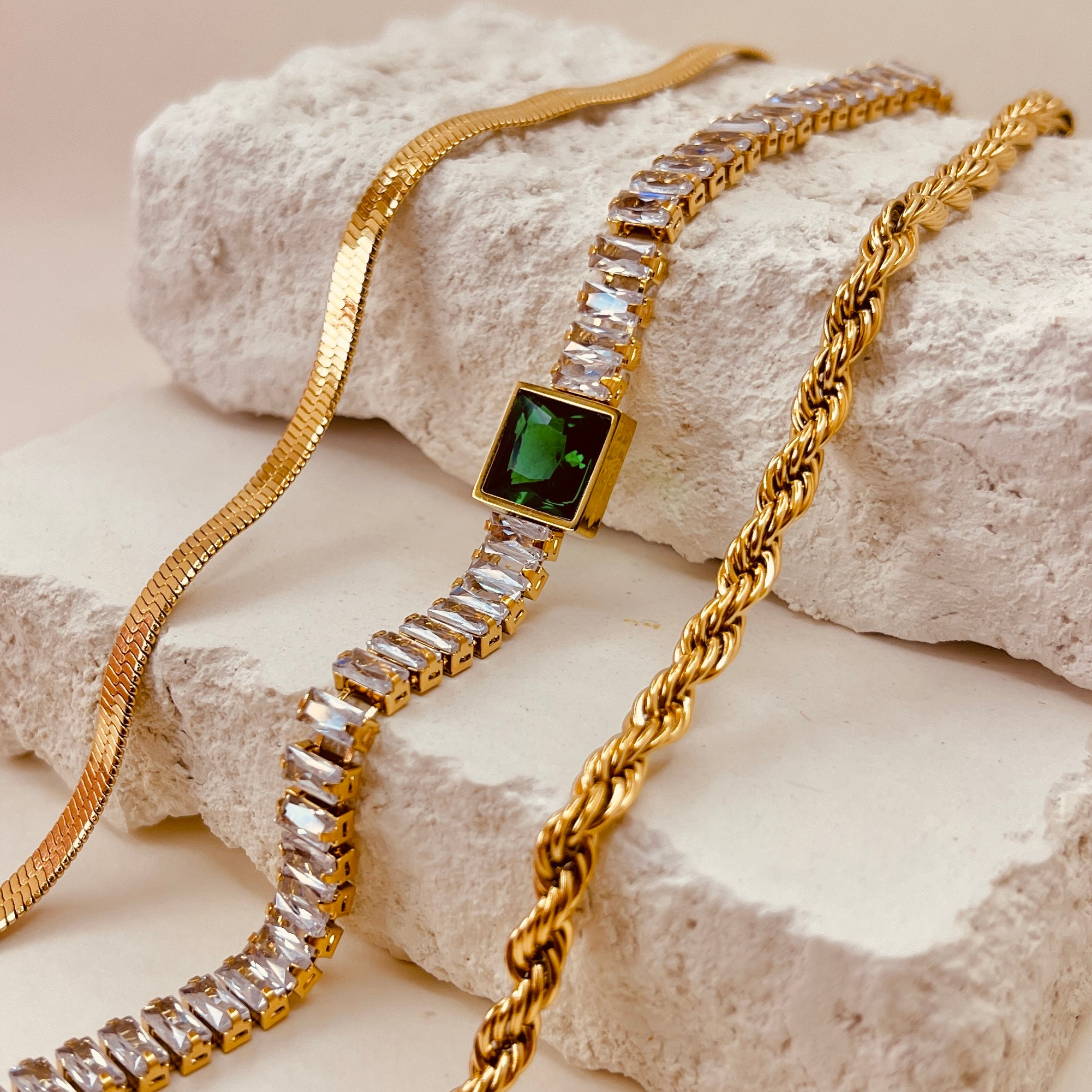 ✨Casual Stack 3 Bracelet Combo Set ✨
