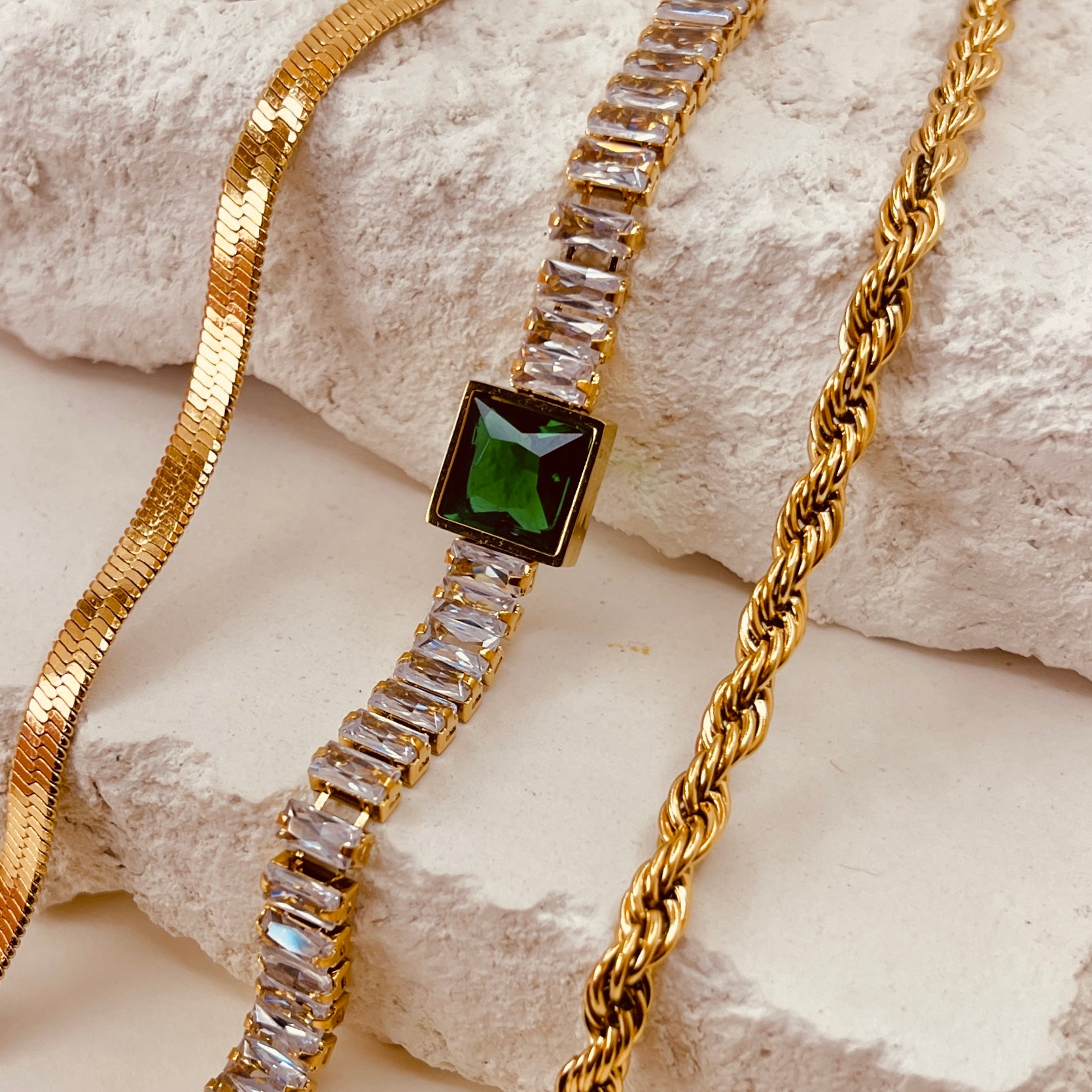 ✨Casual Stack 3 Bracelet Combo Set ✨